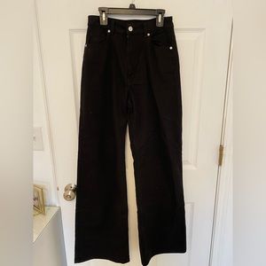 H&M Black Flare & Wide Leg Jeans